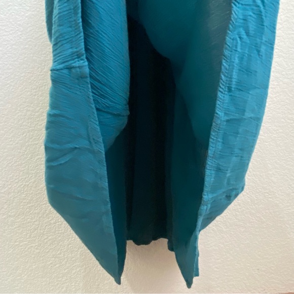 SO High Neck Crochet Trim Babydoll Teal Dress Women’s Plus Size 2X NWT $42 - Picture 8 of 14